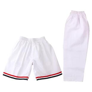 跆拳道裤子轻柔成人儿童长裤短裤比赛训练空手道长短夏季跆拳道服