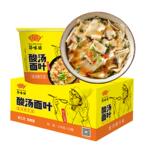 华味坊酸汤面叶金汤肥牛味面皮面片方便速食冲泡即食非油炸整箱面