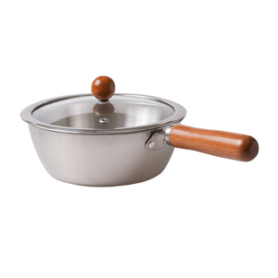 舍里 韩式304不锈钢泡面碗家用带盖泡面锅拉面碗大碗汤面碗手柄碗