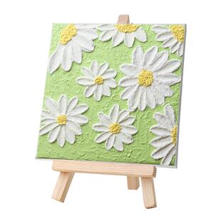 石英砂丙烯肌理画颜料手工diy材料包装饰画全套工具套装网红手绘理肌画纹理颗粒立体石英沙画框画布画画凤凰