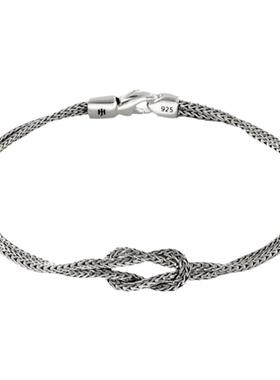 JH手工纯银手链情侣时尚小众原创