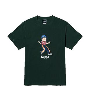 Kappa卡帕短袖男夏季新款运动休闲圆领印花半袖T恤K0D32TD88