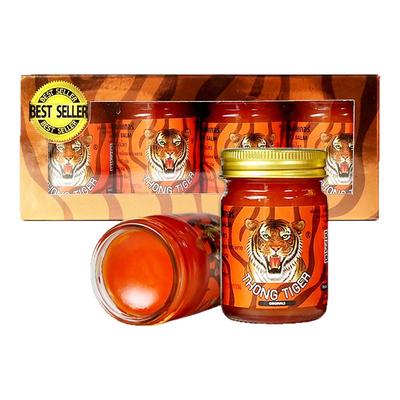 泰国金老虎膏50g*4瓶装thong tiger加强版肩颈疼痛跌原装正品进口