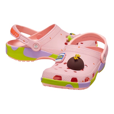 Crocs卡骆驰洞洞鞋男女同款海绵宝宝派大星凉鞋沙滩鞋比奇堡动画