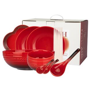 摩登主妇MONAZONE餐具礼盒乔迁新居结婚新婚订婚礼物筷碟碗盘套装