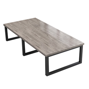 实木会议桌长桌现代简约会议室洽谈室长方形桌子培训桌办公长条桌