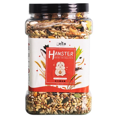 仓鼠粮食金丝熊主粮面包虫干零食蜜袋鼯花枝冻干五谷全价主食