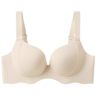 无痕内衣女薄款大胸显小聚拢收副乳防下垂上托文胸罩2025新款爆款