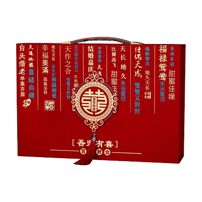 结婚礼金盒提亲聘礼箱彩礼钱盒子