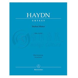 海顿 清唱剧 葬礼音乐 Stabat Mater 悼歌 HobXXbis1767/1803年版 声乐总谱 钢琴缩谱 骑熊士原版乐谱书 Haydn BA4642-90
