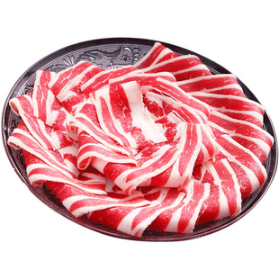 【烈儿超值年货节】大黄鲜森谷饲安格斯肥牛片雪花肥牛卷