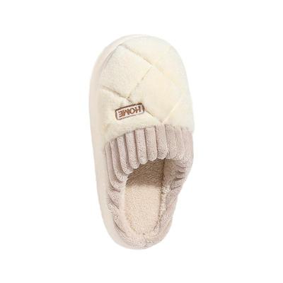 棉拖鞋女士冬季2025新款室内家居防滑厚底加绒毛保暖棉拖男款外穿