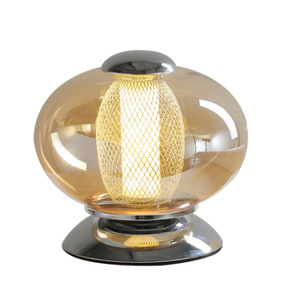 包豪斯中古vintage卧室床头台灯设计师创意高级感酒店民宿玻璃灯