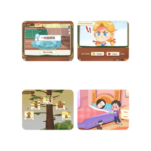 猿辅导小猿英语自然拼读绘本阅读单词轻松记词汇一通百通开口练习