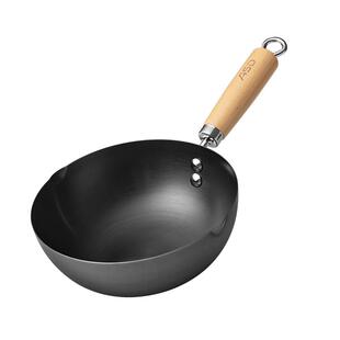 爱仕达小铁锅炒锅家用无涂层迷你平底一人食燃气灶电磁炉炒菜小锅