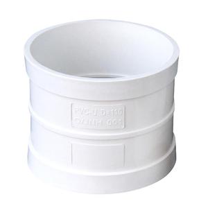 pvc直接管箍排水管直通接头下水管配件50管件75110愉成160外径