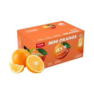 农夫山泉17.5°橙子新鲜3kg 当季水果礼盒酸甜江西17度5小巧脐橙