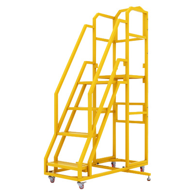 移动梯子防侧翻加厚加粗款