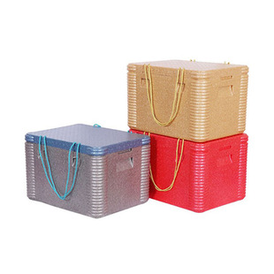 生鲜海鲜礼盒牛肉羊肉牛排礼盒epp泡沫保温箱食品级肉类蔬菜保鲜