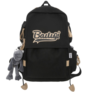 中学生书包男生高中生大容量尼龙双肩包初中生背包女2026新款旅游