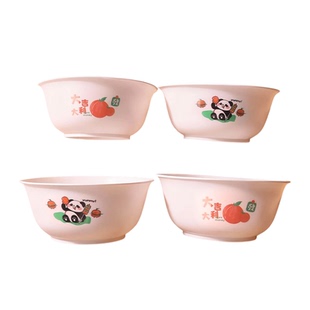 一次性食品级饭碗家用碗筷套装小碗加厚高档聚餐火锅稻壳餐具加硬