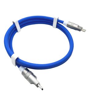 GikiCraft定制硅胶雷电4数据线双typec声卡显示器充电主动连接线