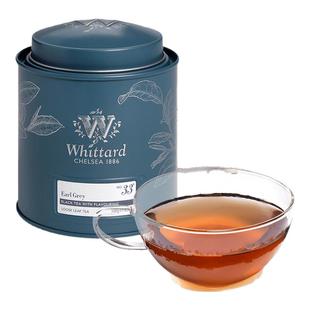 Whittard英国格雷伯爵红茶100g罐装 进口红茶散茶茶叶佛手柑送礼