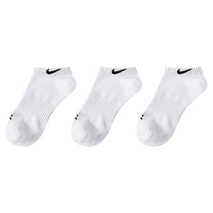 Nike 3brand男女童袜子儿童柔棉网眼男孩运动耐磨中大童短袜3双装