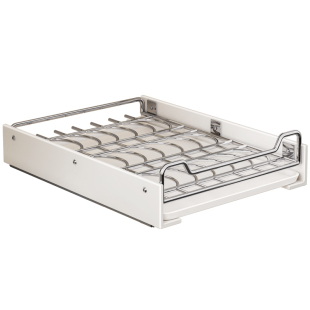 纳纳厨房抽屉收纳分隔内置橱柜内碗碟收纳架碗筷盘子盒餐具放碗架