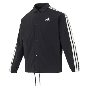 adidas阿迪达斯3 STRIPES CLUB春季男子运动休闲夹克外套KR2499