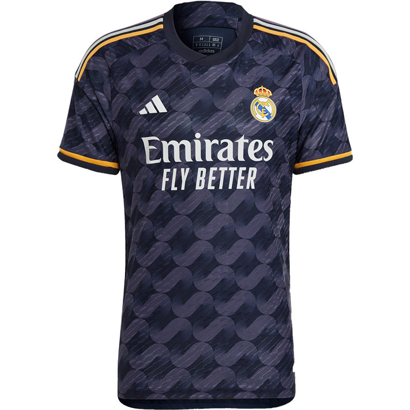 Adidas/阿迪达斯正品皇马球员版客场男子足球短袖球衣IA5138