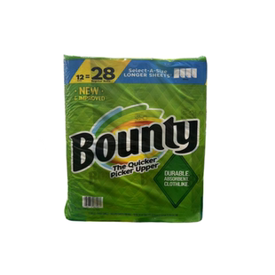 Costco开市客Bounty邦庭厨房纸巾吸水吸油纸可反复用12卷