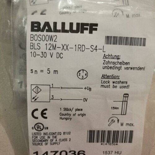 议价全新原装BALLUFF/巴鲁夫传感器BLS 12M-XX-1RD-S4-L BOS00W2