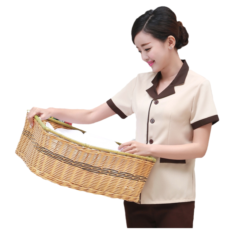 客房保洁服清洁员夏装女KTV酒店长短袖工作服物业阿姨春秋商学校