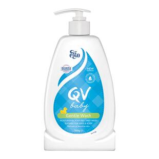 Ego QV婴幼儿宝宝清洁滋润温和洗发水沐浴露二合一小黄鸭澳洲500g
