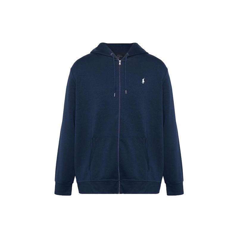 【自营】RALPH LAUREN纯色Logo标志男士长袖连帽卫衣710888282