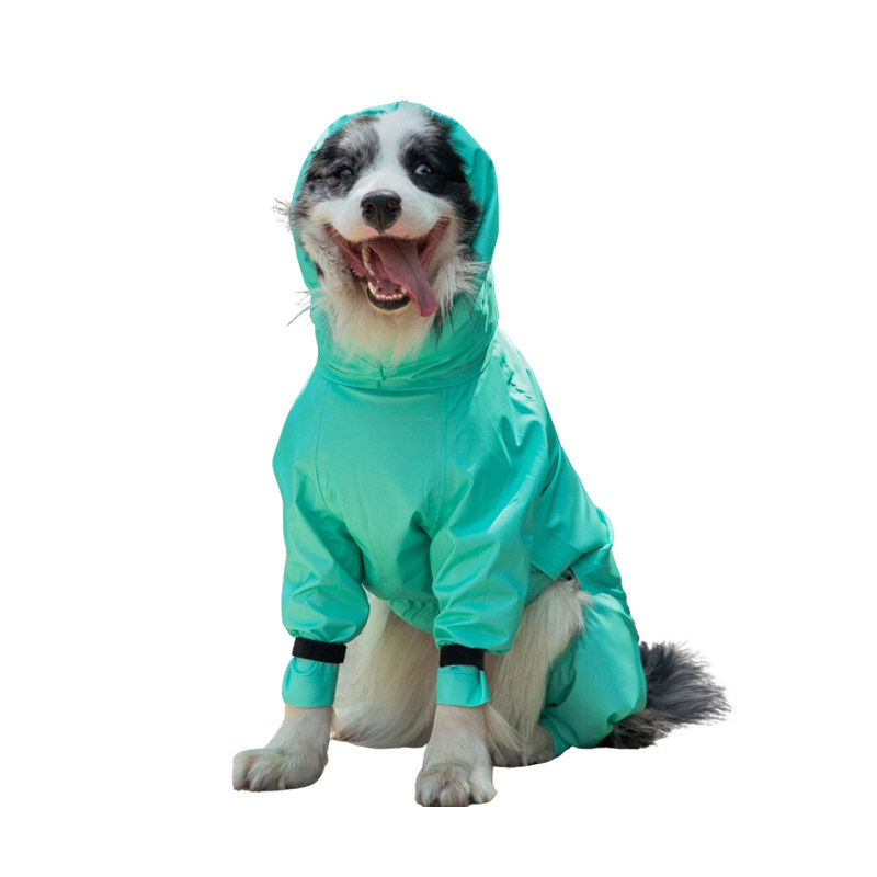 PEBOT贝斯拓狗狗雨衣轻薄大型犬宠物专用防水冲锋衣四脚小狗衣服