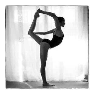 瑜伽馆装饰画菩提拉舞蹈工作室背景墙面挂画健身房人物体式图壁画