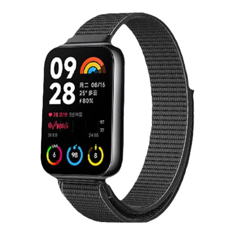 适用小米手环9pro编织尼龙手表带红米Watch redmi5/6腕表8pro智能4运动男女式手链时尚个性专用替换配件腕带