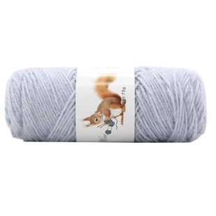 松鼠绒毛线羊毛线粗线手编帽子围巾大衣diy大红绒线毛裤儿童毛线