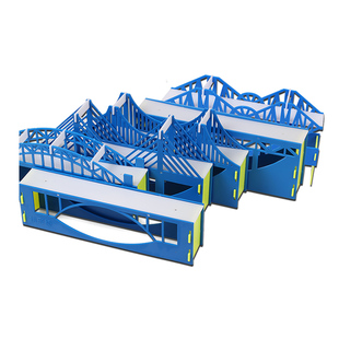 桥梁模型器材套件高中物理教学演示教具六种桥梁结构模型可拆卸学生动手拼装新课标通用实验教学仪器80140