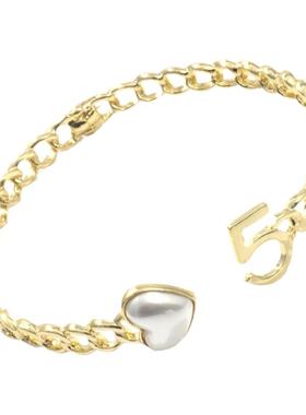 女短款锁骨链珍珠爱心5