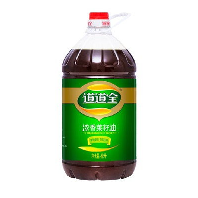 道道全浓香菜籽油食用油4L