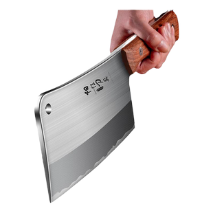 菜刀厨房刀具砍骨头专用刀家用斩骨加厚重剁骨头大刀屠夫专业商用