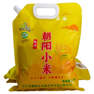 田源泽粟 2025年新米辽朝阳黄小米5斤农村自产原粮 建平产地直发