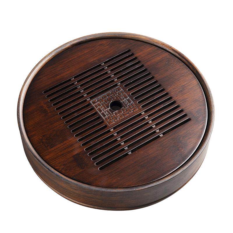 干泡竹制储水式小型功夫茶具便携