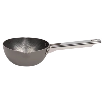 卢记纯钛锅泼油锅热油小锅家用专用煎蛋饺神器淋油无涂层平底不粘