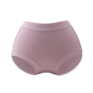 顶呱呱内裤女中高腰纯棉抗菌三角裤透气少女短裤女士舒适长绒棉