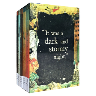 时间的皱纹 5册礼品套装 英文原版 Wrinkle in Time 青少年科幻冒险小说 1963年纽伯瑞金奖 玛德琳英格 银河的裂缝 逆转的地球