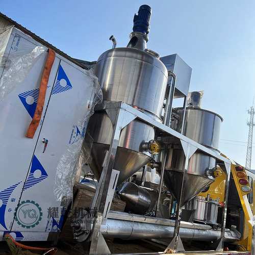 食用油脱磷脱酸设备 食品厂炸货油提炼过滤设备 菜籽油小型炼油机